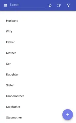 Family kinship android App screenshot 1